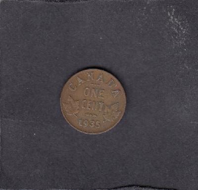 Beschrijving: 1 Cent GEORGIUS V